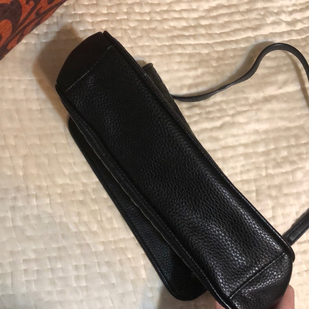 NEW MARKDOWN!!! EUC Calvin Klein Black Leather Shoulder Bag - Picture 6 of 6